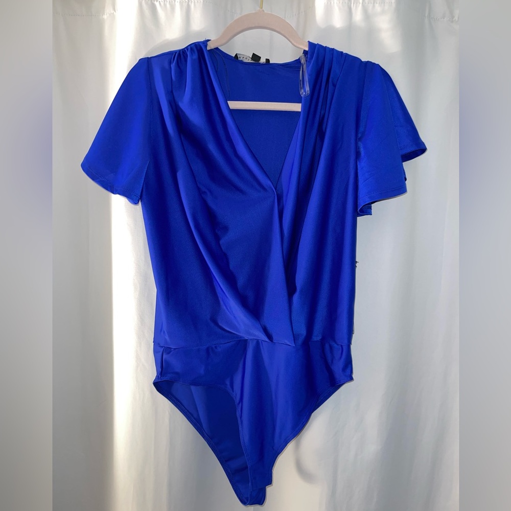 NWT silk bodysuit